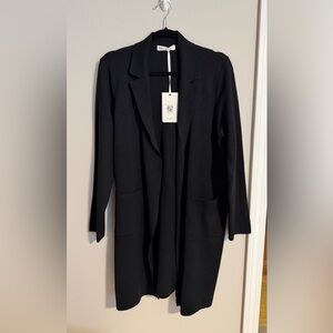 Grace Karin Large Black Women's Sweater Blazer